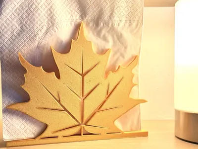 leaf-shaped napkin holder