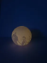 Lune 3D lithophanie Rainer Winkler — photo 3