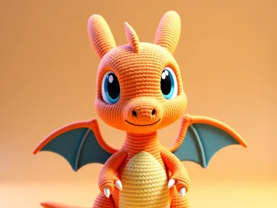Cute little dragon charizard