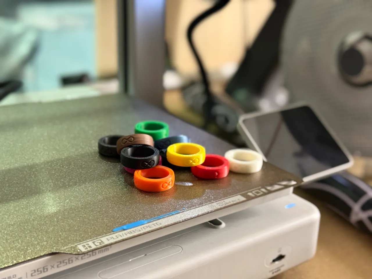 Infinity Spin Ring Fidget - Print in Place view 3