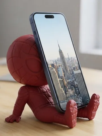 Soporte para celular: Mini spider man phone stand — vista de referencia 2