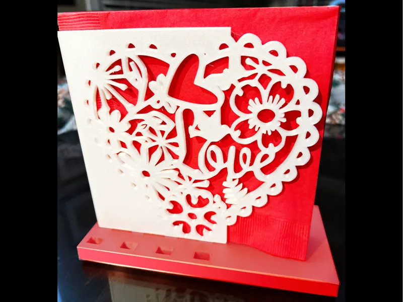 Valentine Napkin Holder 
