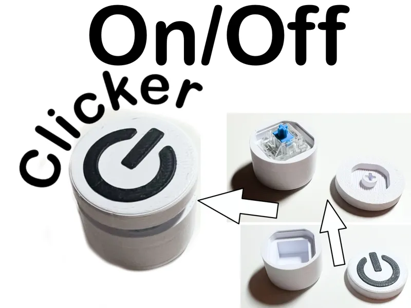 On/Off Clicker | Fidget Toy (Keyboard Switch)