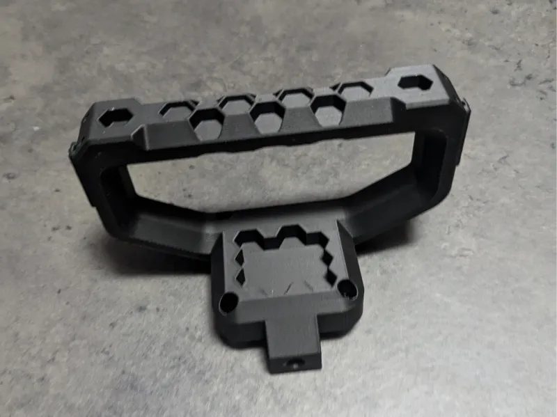 A1 mini hex handle with accessory attach points