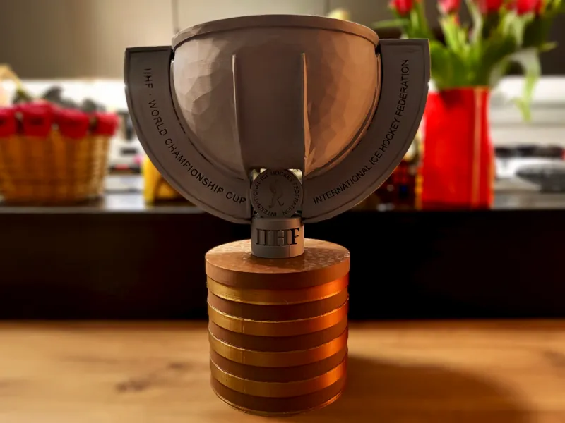IIHF World Championship Trophy – BIG Model 2 Parts