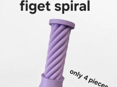 Spiral figet toy
