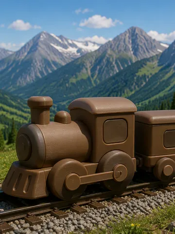 Letrero o emblema decorativo: Chubby Vehicles Series - #38 Train — vista de referencia 2