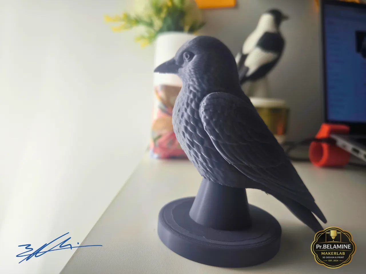 Jackdaw High-Detail Figurine view 2