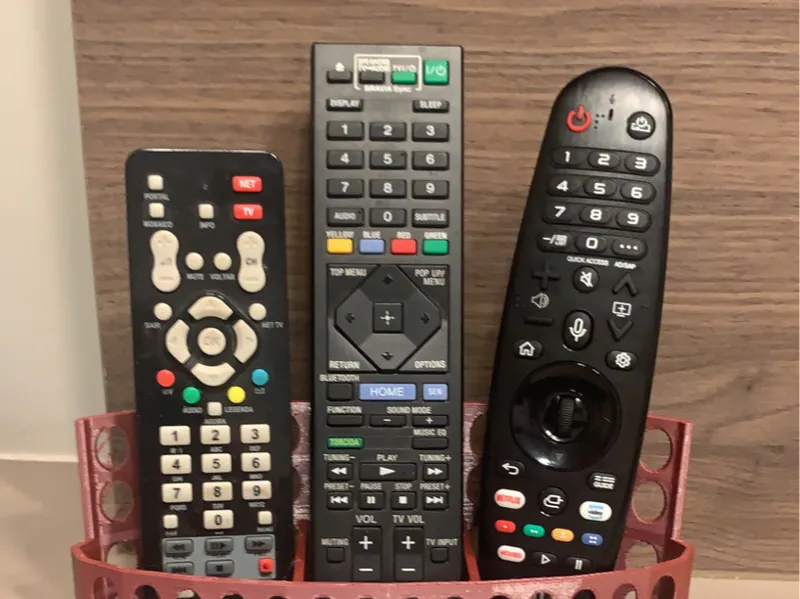 Remote control holder Oval