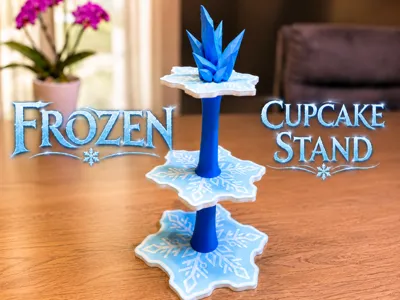 The Frozen Cupcake Stand Etagere Princess Party