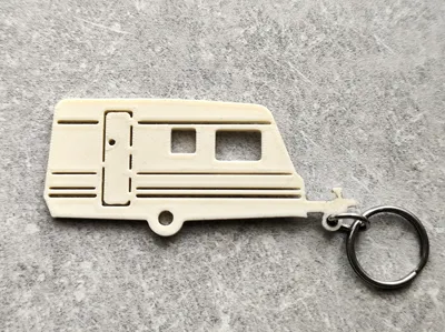 Caravan Buerstner Holiday Keychain