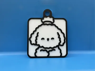 Mini Frames - Relaxed Poodle