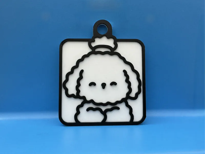 Mini Frames - Relaxed Poodle