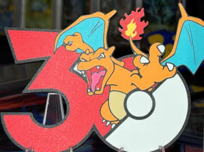 Charizard 30th Anniversary Plaque