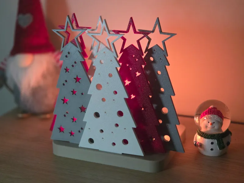 Christmas trees - Christmas candle holder
