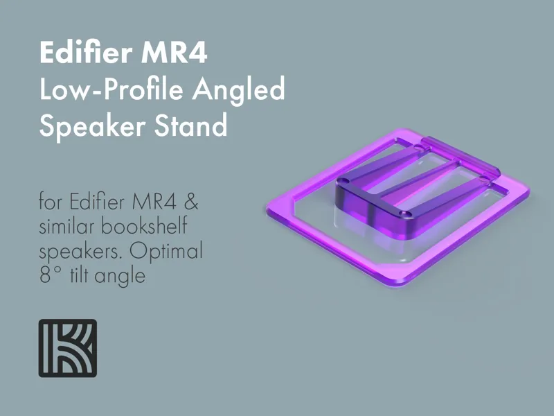 Edifier MR4 Low Profile Tabletop Speaker Stand
