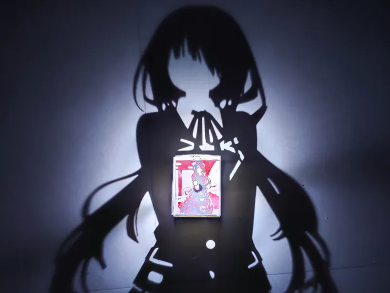 约会大作战 DATE A LIVE 时崎狂三 Kurumi 投影灯 可充电 剪影灯