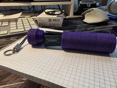 Ledger Nano S Plus Case – Knurled Tube Edition