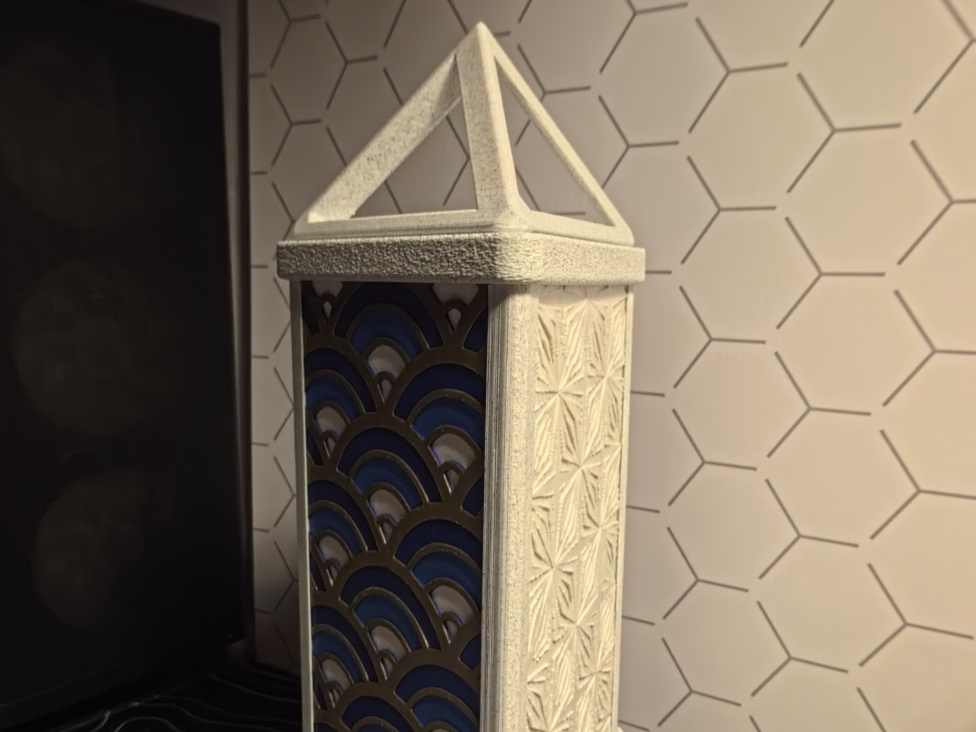 Tall Triangular Lamp, V 3.0