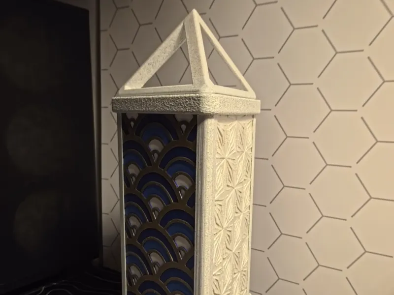 Tall Triangular Lamp, V 3.0
