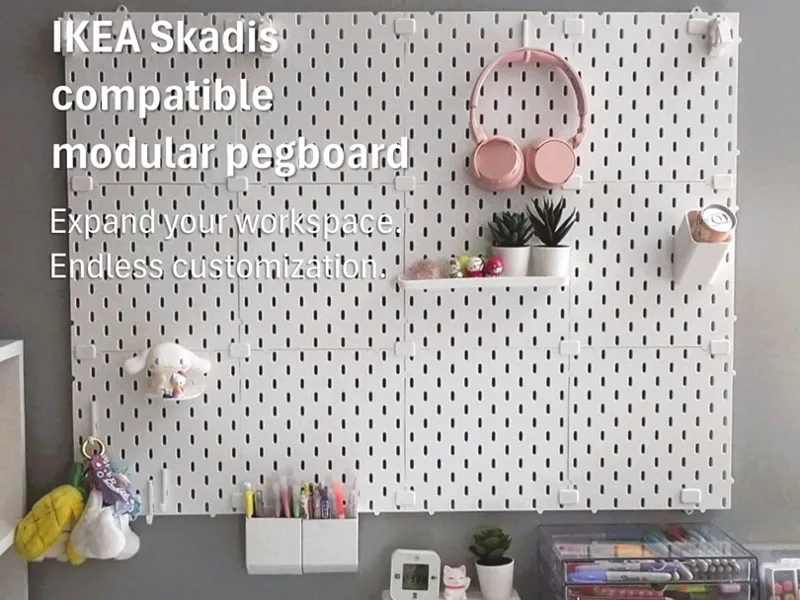 Modular Pegboard (IKEA Skadis compatible)