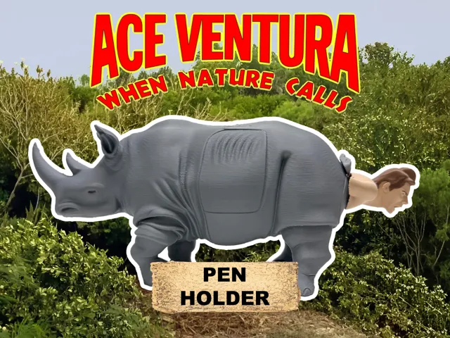 Ace Ventura - Scène du Rhinocéros - Range crayon