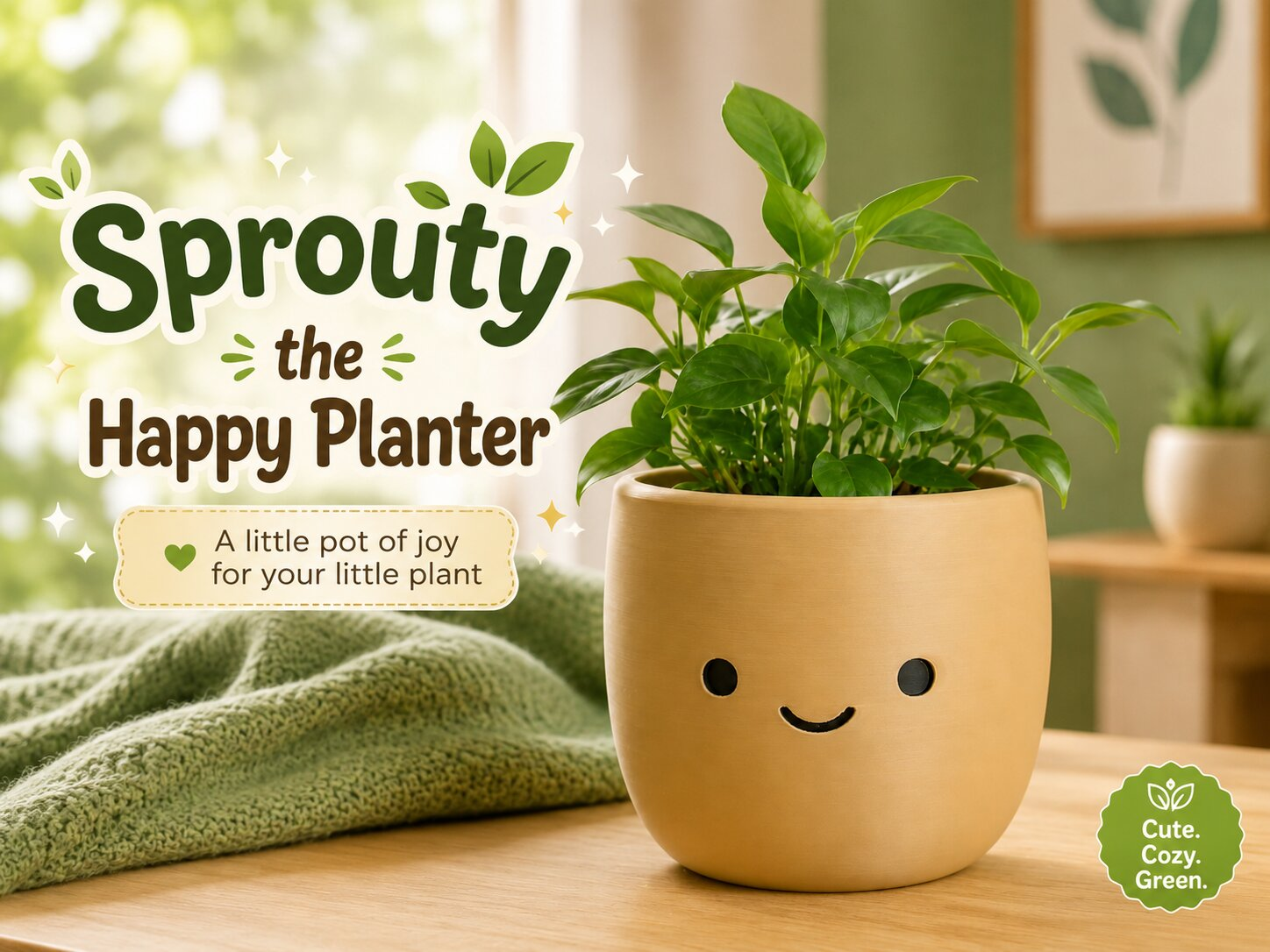 Sprouty the Happy Planter