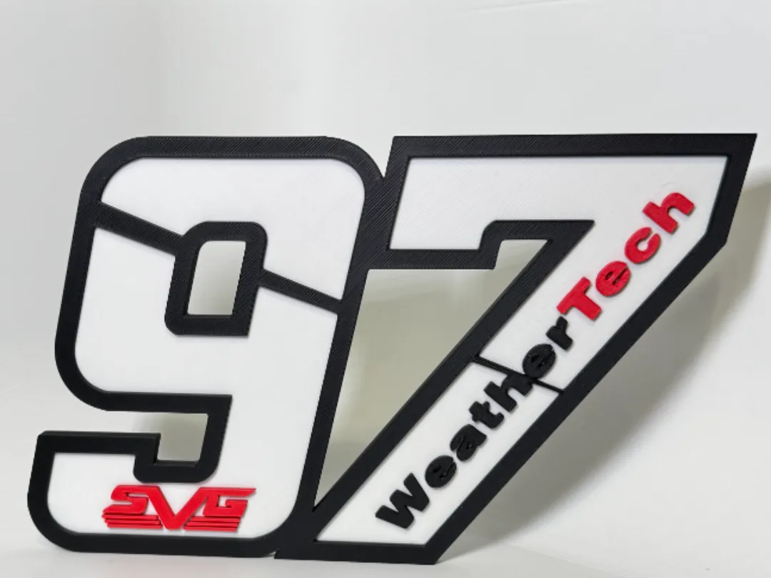 Weathertech Print Shane van Gisbergen SVG Weathertech 97 NASCAR Sign - Free 3D Print ...