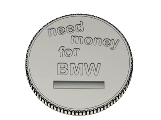 Monster Can Piggy Bank Lid - need money for BMW