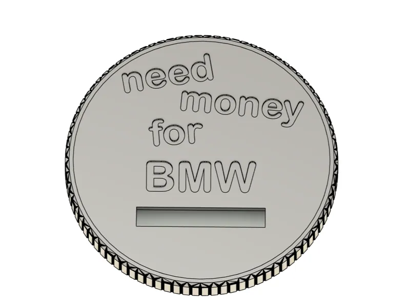 Monster Can Piggy Bank Lid - need money for BMW