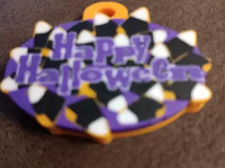 happy halloween keychain