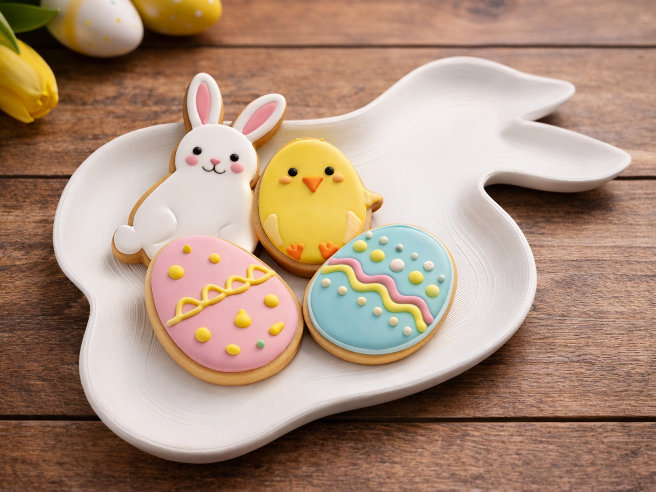 Cute Bunny Catch-All Tray | Easter/Spring Decor