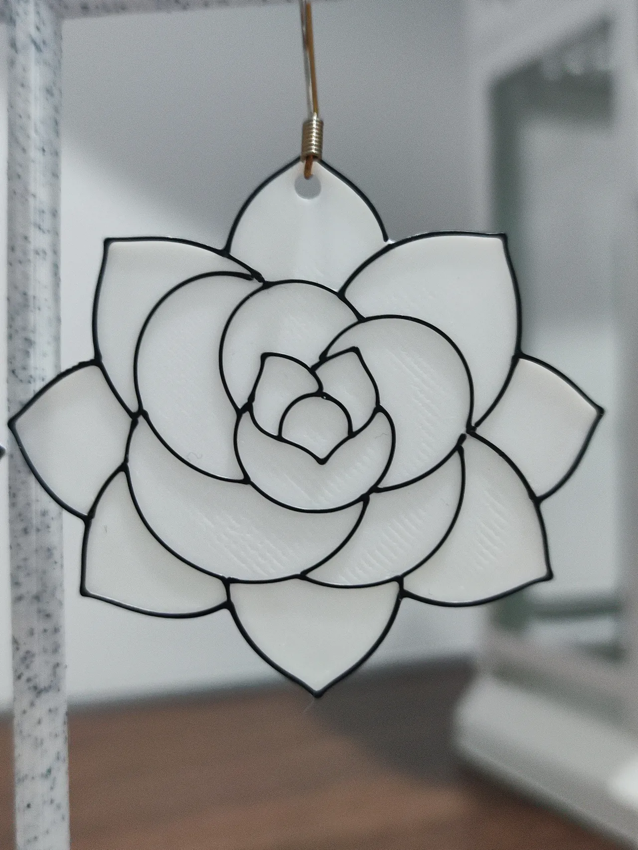 Aretes Flor de Tinta view 4