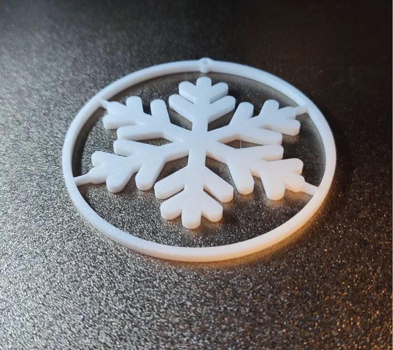 Snowflake flask