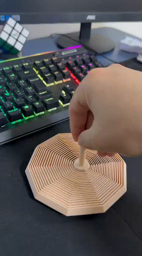 Brinquedo Sensorial - Decágono Ø120 mm