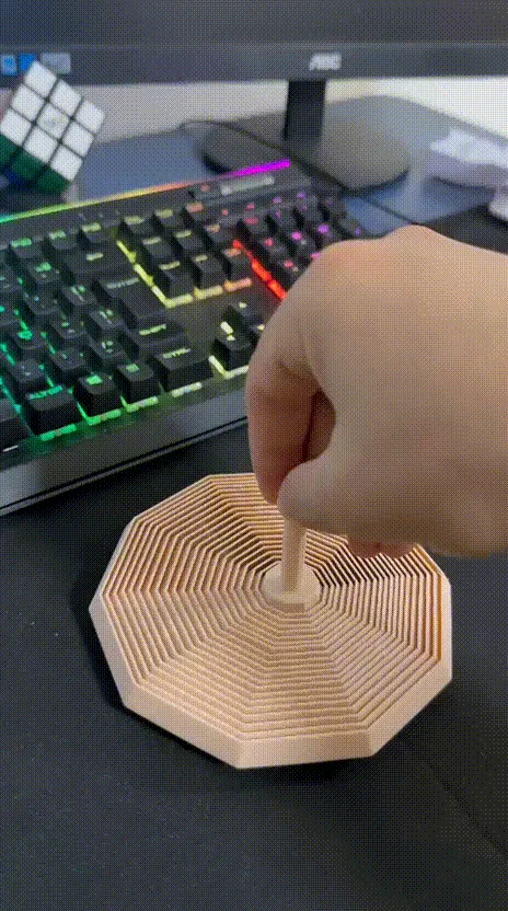 Jouet sensoriel - Décagone Ø120 mm