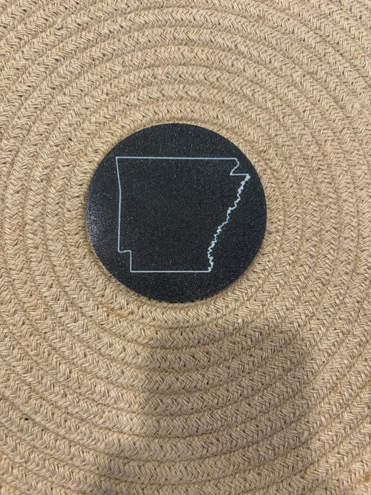 Arkansas Coaster - Free 3D Print Model - MakerWorld