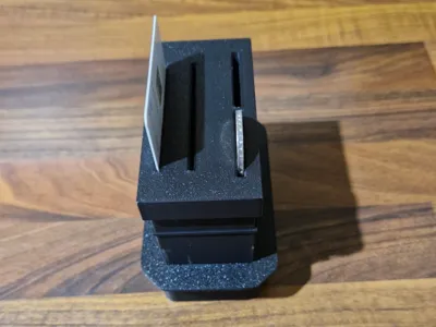 Holder for fuel card etc. and 2 coins