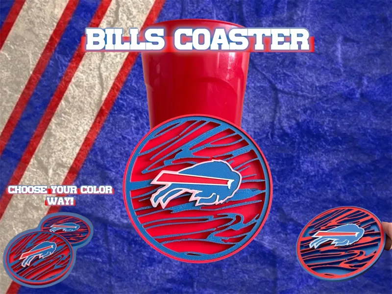 Bills Mafia Coaster / Buffalo Bills
