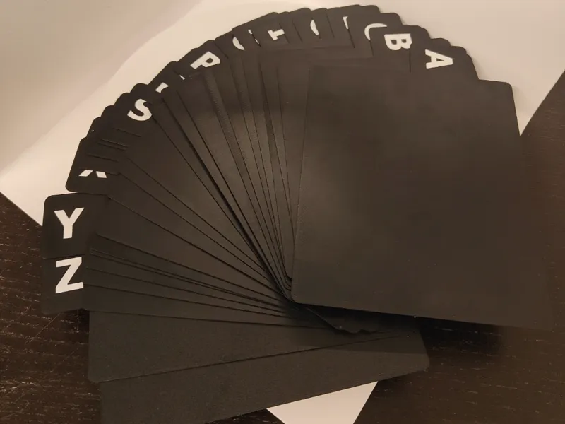Vinyl CD Organizer Alphabetisch 0.5mm