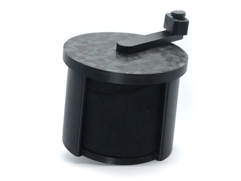Bandage Storage Box with Built-In Winder
