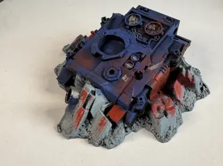 40k Vindicator vehicle wreckage terrain