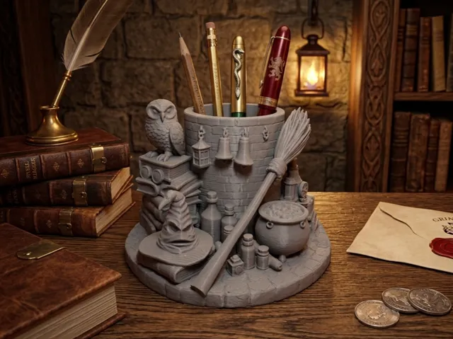 Magic Wizard Pencil Holder / Stiftehalter