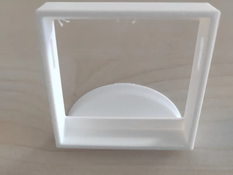 Square Thermometer Hygrometer Stand 45x45x1mm
