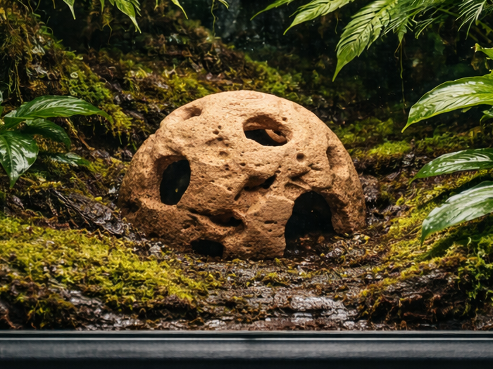 Clay Dome Shelter - Terrarium & Aquascape Decor