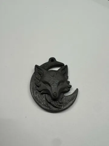 Llavero: Mystic Fox Moon Keychain – No Supports — vista de referencia 3