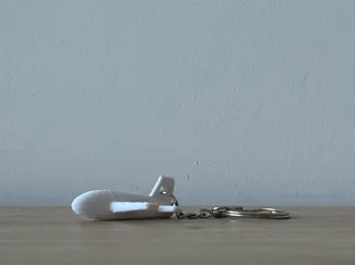 airplane keychain