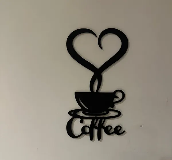 Décoration murale tasse de café
