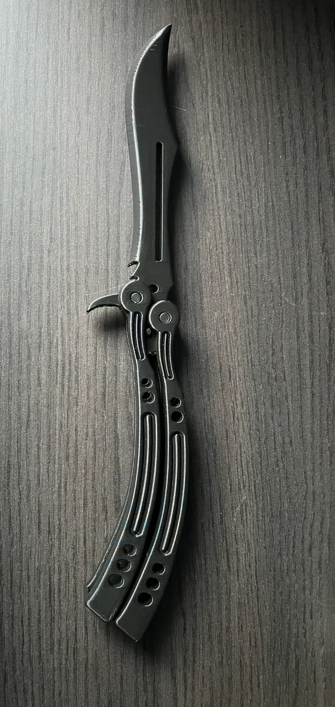 CS:GO Butterfly knife view 2
