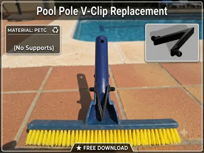Replacement Clip for pool handle